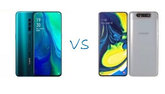 Oppo Reno 10x zoom vs Samsung Galaxy A80