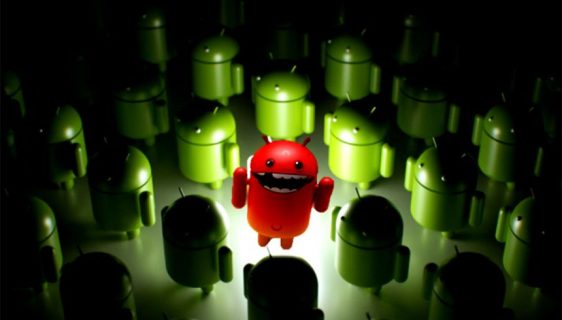 Android zlonamjerni softver ili malware ilustracija