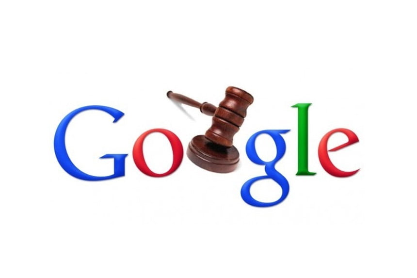 Google, sud, kazna, sudijski čekić (ilustracija)