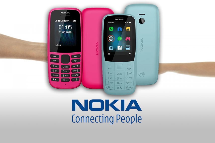 Nokia 220 4G pametni telefon i Nokia 105 (2019)