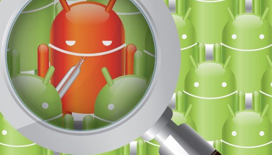 Android telefon malware ilustracija