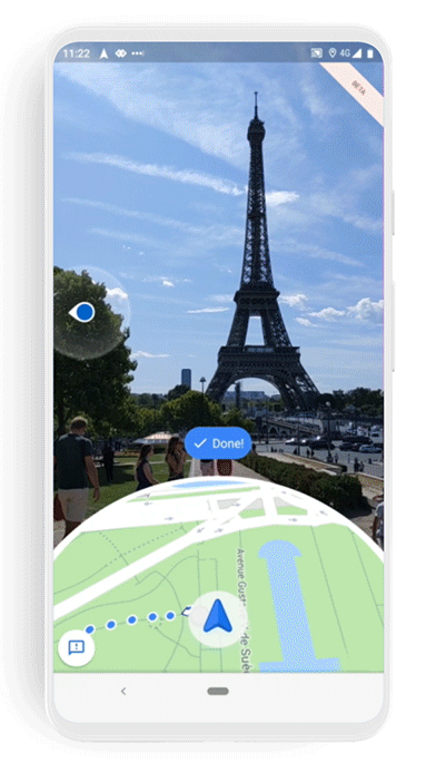Google Maps AR - Pariz