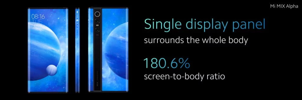Xiaomi Mi Mix Alpha ekran okružuje cijeli telefon