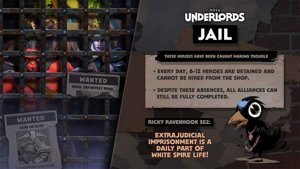 Dota Underlords uvodi nove heroje i zatvor