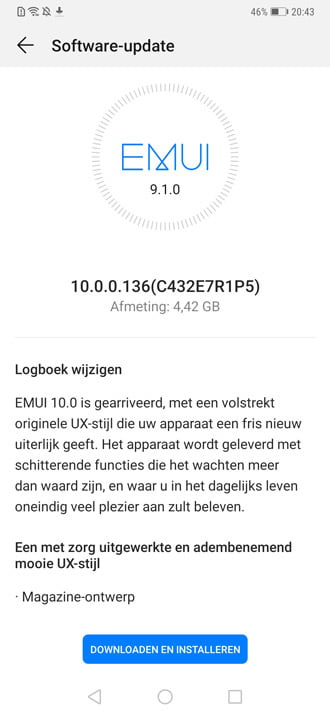 EMUI 10 na Huawei Mate 20 Pro (Foto: DroidApp)