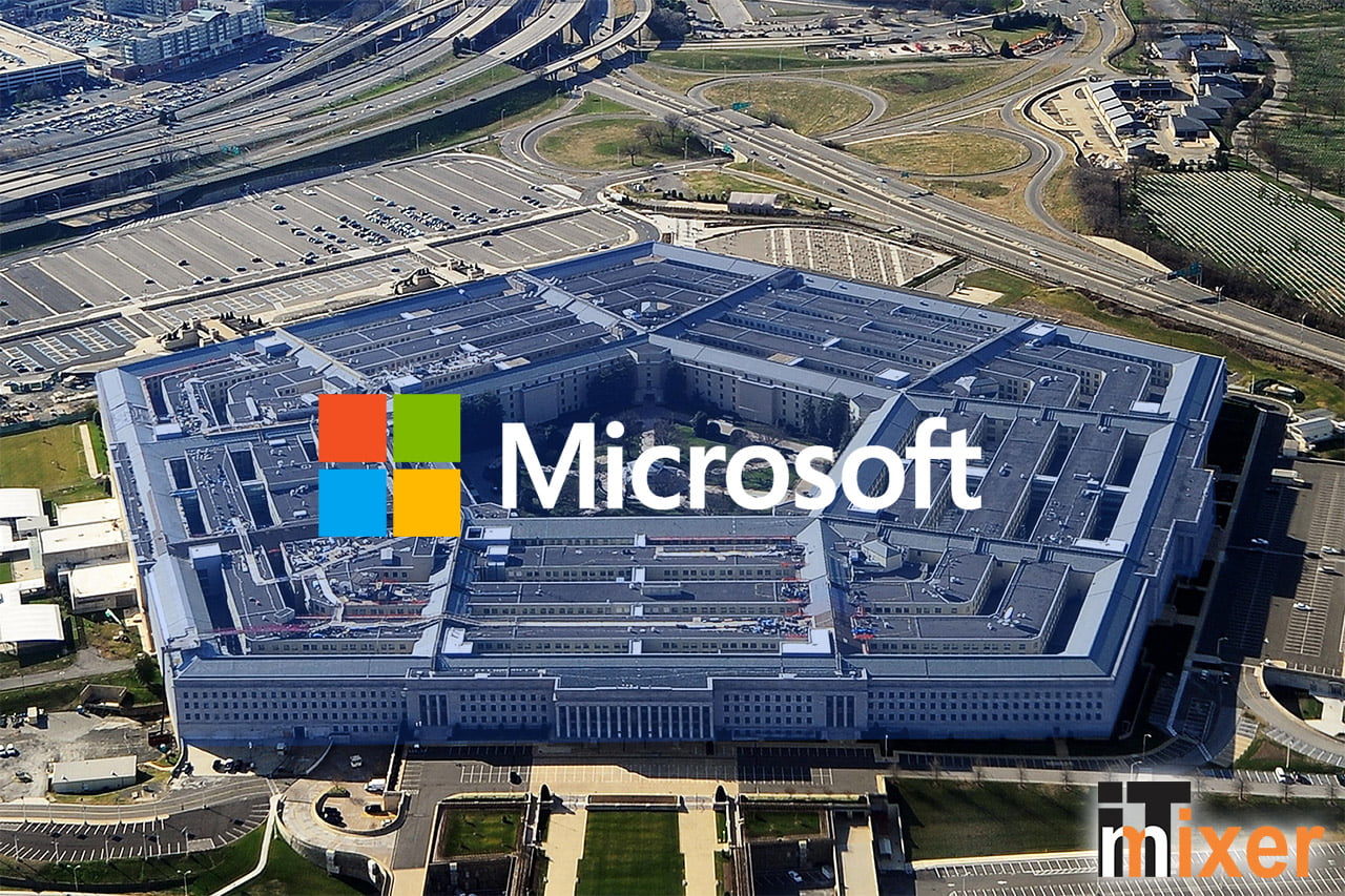 Ugovor Microsoft Pentagon (IT mixer / ilustracija)