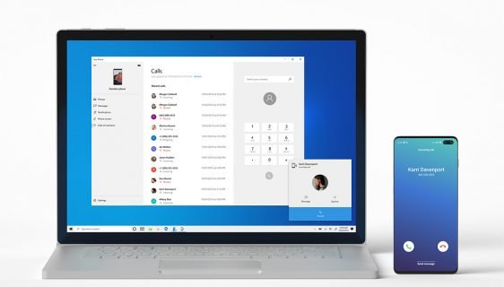 Windows aplikacija YourPhone za telefoniranje sa računara.jpg