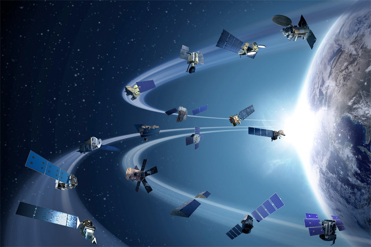Zemljini sateliti u orbiti (Foto: NASA)