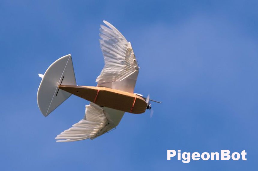 PigeonBot - Robot-ptica sa pravim perjem koja leti