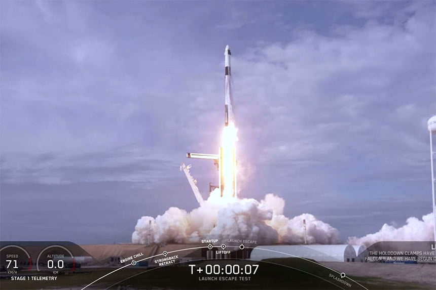 SpaceX test rakete Falcon 9