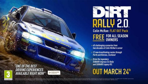 Dirt Rally 2.0 dobija Colin McRae DLC paket