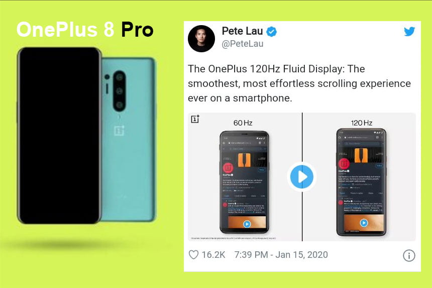 OnePlus 8 Pro dolazi nam na proljeće sa 120Hz osvežavanjem ekrana