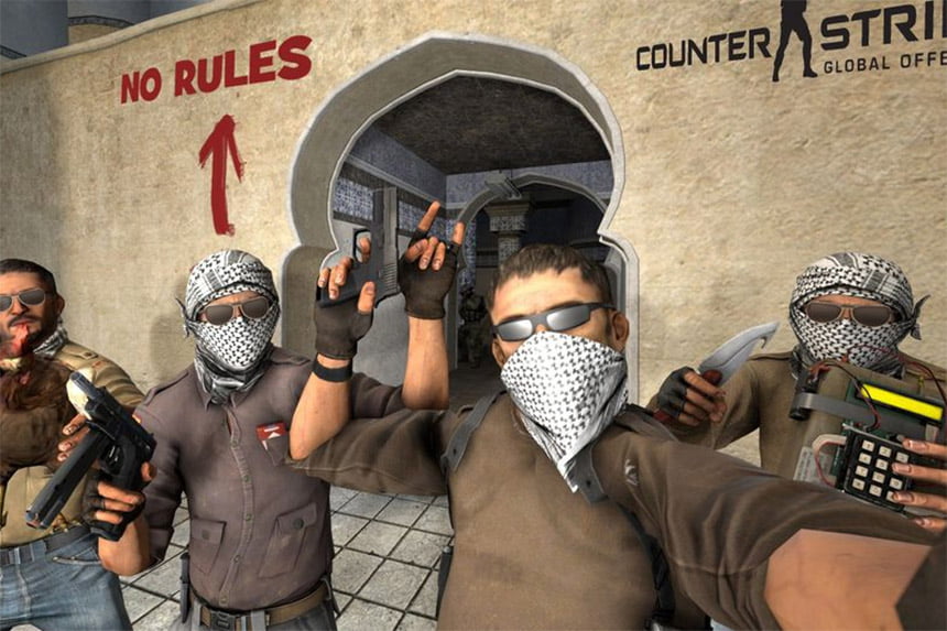 Counter-Strike: Global Offensive (CS:GO) selfie