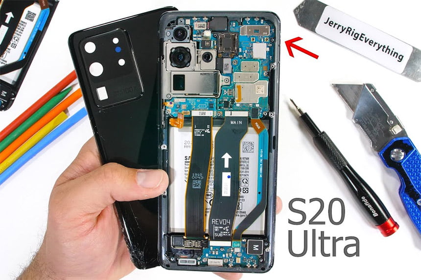 Samsung Galaxy S20 Ultra 5G u dijelovima