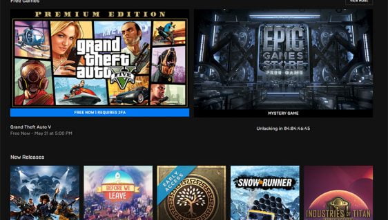 Epic Games Store GTA 5