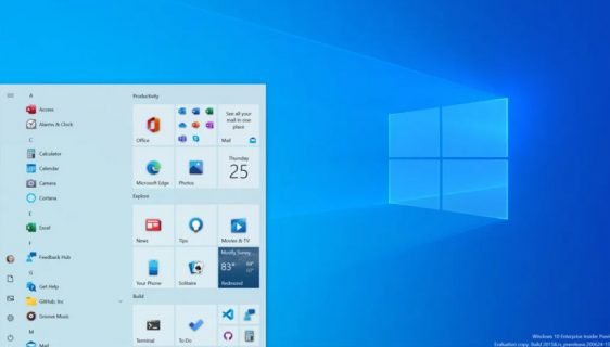 Novi Windows 10 start meni koji reaguje na teme