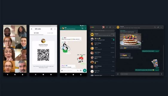 WhatsApp dodaje animirane stikere, QR kodove i tamni režim za web