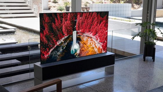 LG Signature OLED R TV