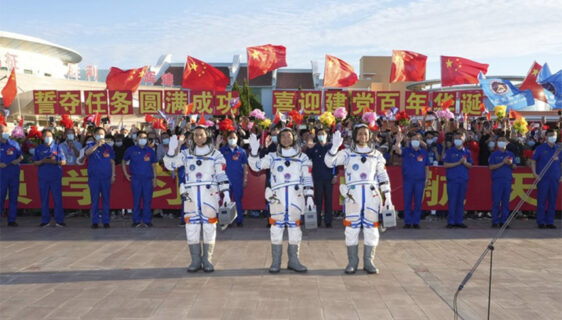 Kineski astronauti (Foto: Xinhua)