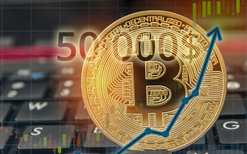 Bitcoin probio granicu od 50.000 dolara