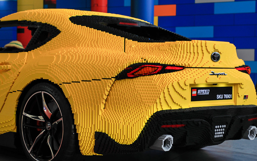 Lego Toyota Supra u prirodnoj veličini koju možete da vozite