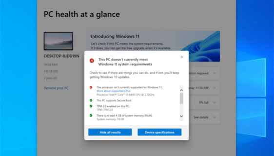 Microsoft objavio novi PC Health Check za Windows 11