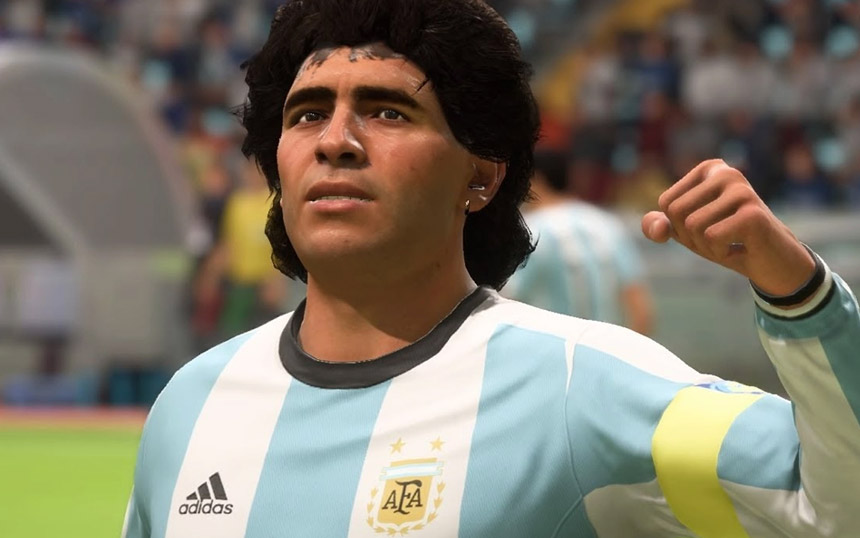 Maradona mora van iz FIFA igre