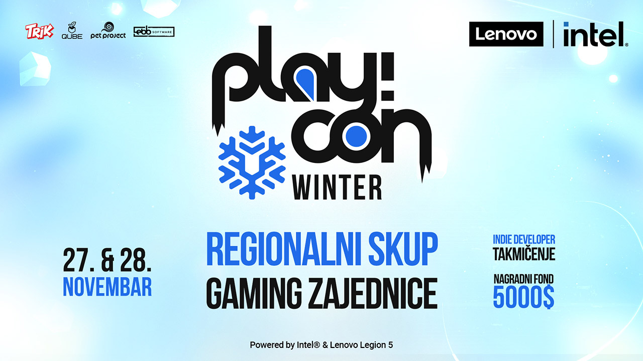 Indie takmičenje vrijedno 5.000$ u okviru PlayCon Winter 2021 regionalne gejming konferencije