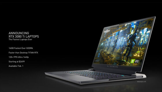 Nvidia predstavila RTX 3080 Ti i 3070 Ti laptop GPU i RTX 3050 desktop GPU