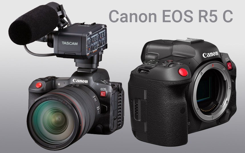 Canon najavio EOS R5 C