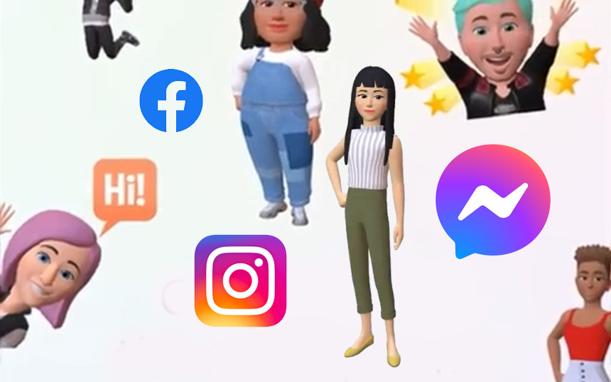 Instagram Stories dobijaju 3D avatare, dok Facebook i Messenger ažuriraju avatare