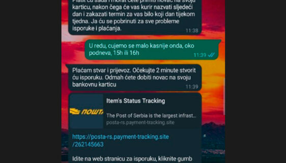 Pošta Srbije upozorava na poruke koje stižu SMS-om i WhatsApp-om