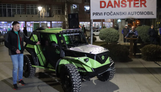 Predstavljen prvi fočanski automobil "Danster"