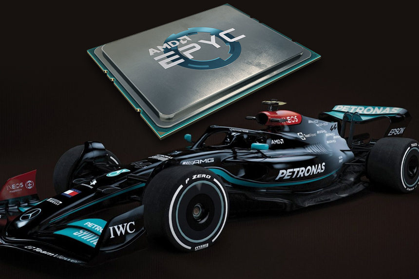 AMD EPIC procesori pomogli Mercedesu u osvajanju nagrade za F1 konstruktora godine