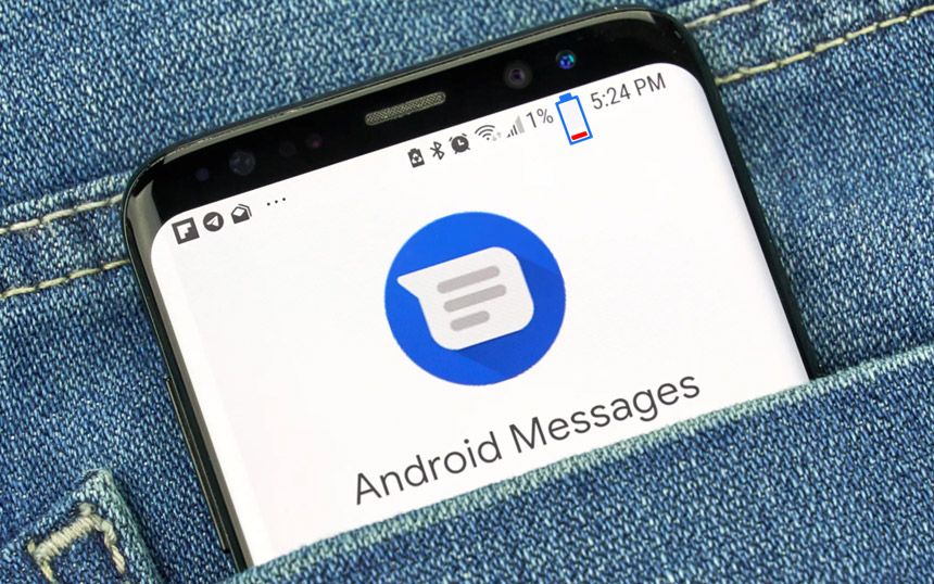 Bag u Google Messages za Android prazni bateriju telefona