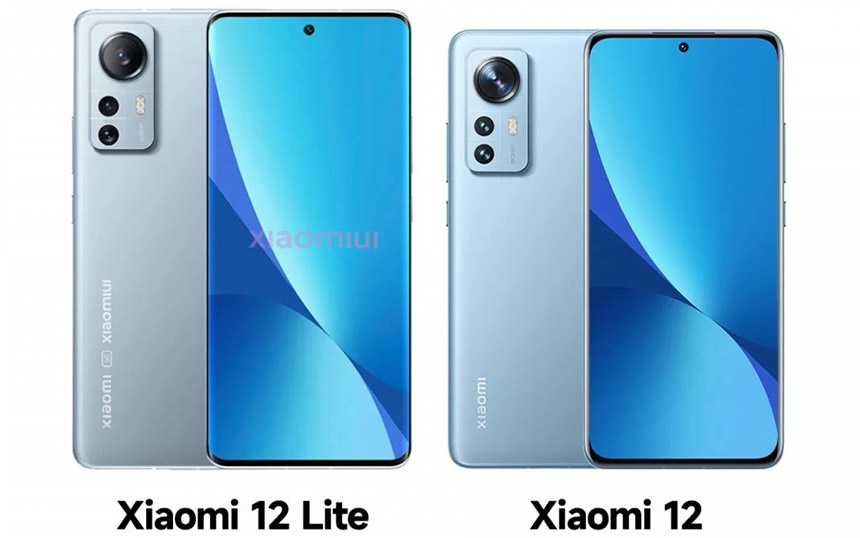 Xiaomi 12 Lite render