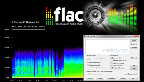 FLAC audio kodek