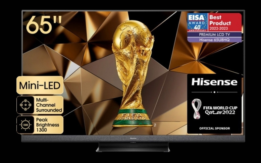 Hisense 65U8HQ TV najbolji u kategoriji Premium LCD televizora