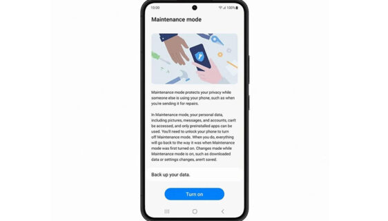 Maintenance mode Samsung
