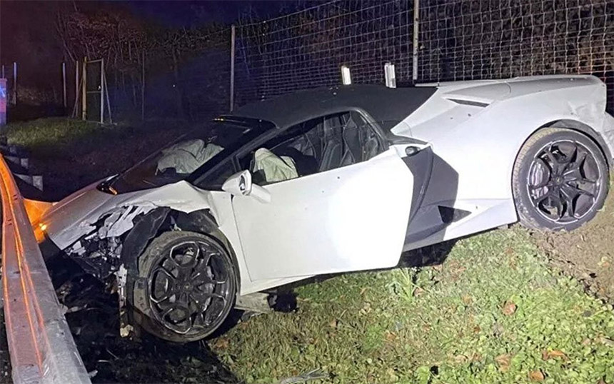 Slupani Lamborghini (Foto: kantonalna policija)