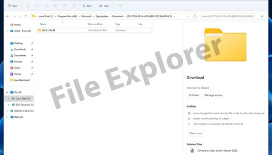File Explorer za windows 11