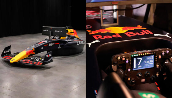 F1 trkaći simulator napravljen od autentičnog Red Bul RB18 paprena cijena