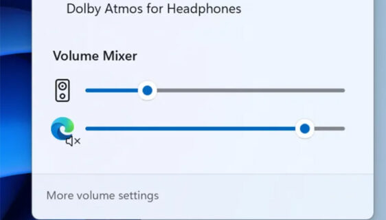 Microsoft redizajnira mikser za kontrolu jačine zvuka