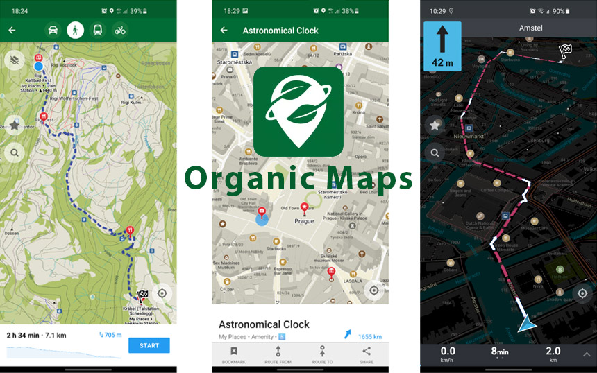 Organic Maps - besplatna Android i iOS aplikacija za snalaženje u prirodi