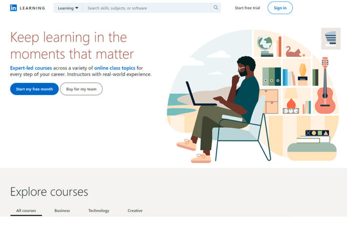 LinkedIn Learning (Foto: screenshot)