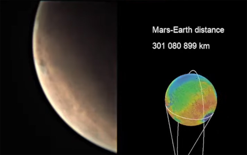 ESA danas emituje prvi prenos uživo s Marsa