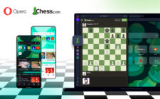 Opera browser šah
