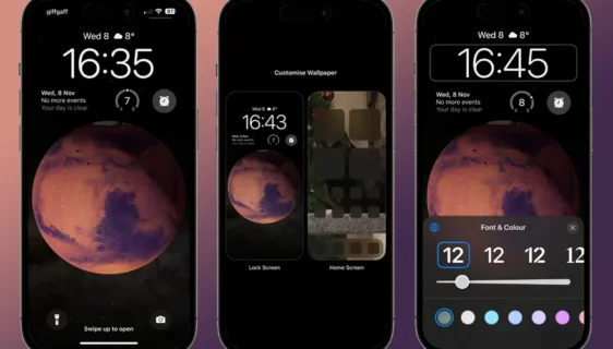 Kako promijeniti boju i font sata na zaključanom ekranu iPhone-a