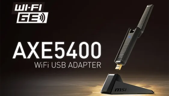 MSI AXE5400 WiFi 6E USB adapter