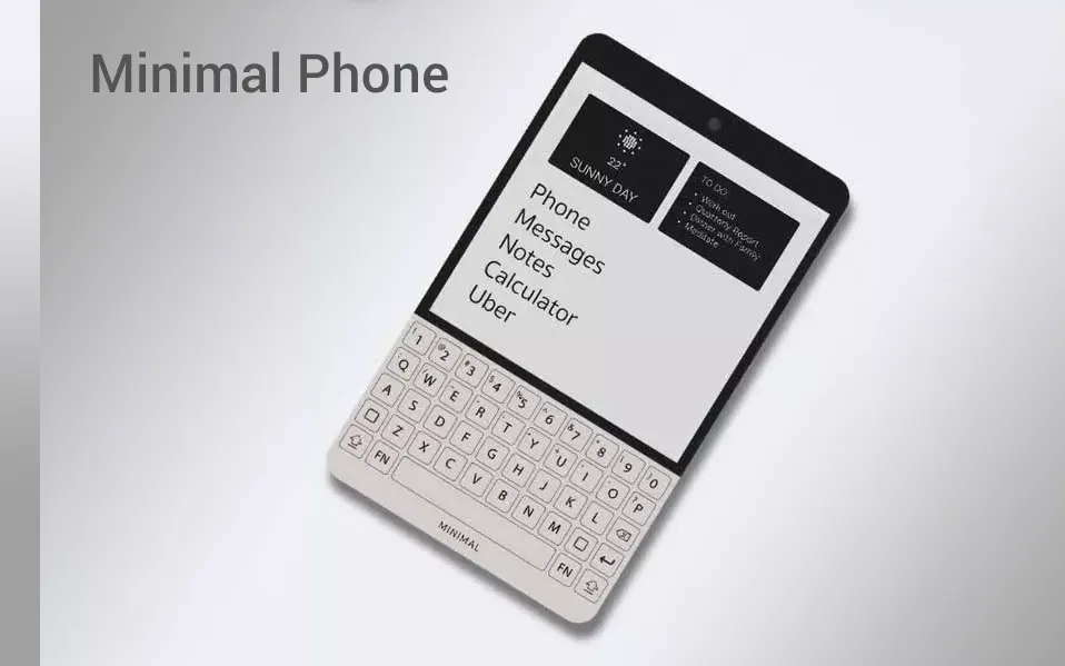 Minimal Phone - kompaktni telefon sa fizičkom tastaturom i E-ink ekranom osjetljiv na dodir